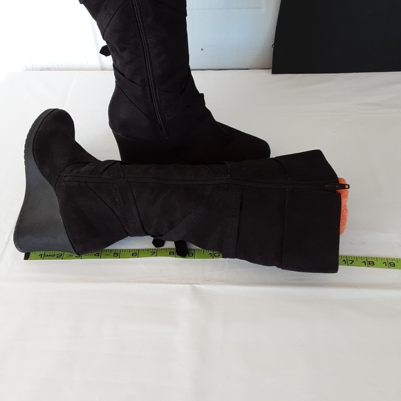 Canyon #🌹16 River Blues Women's Black Boots - Picture 8 of 11